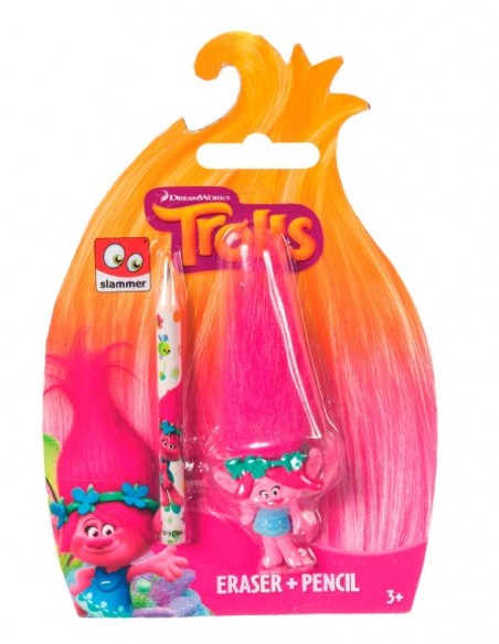 TROLLS LAPIZ 3D 3 MODELOS